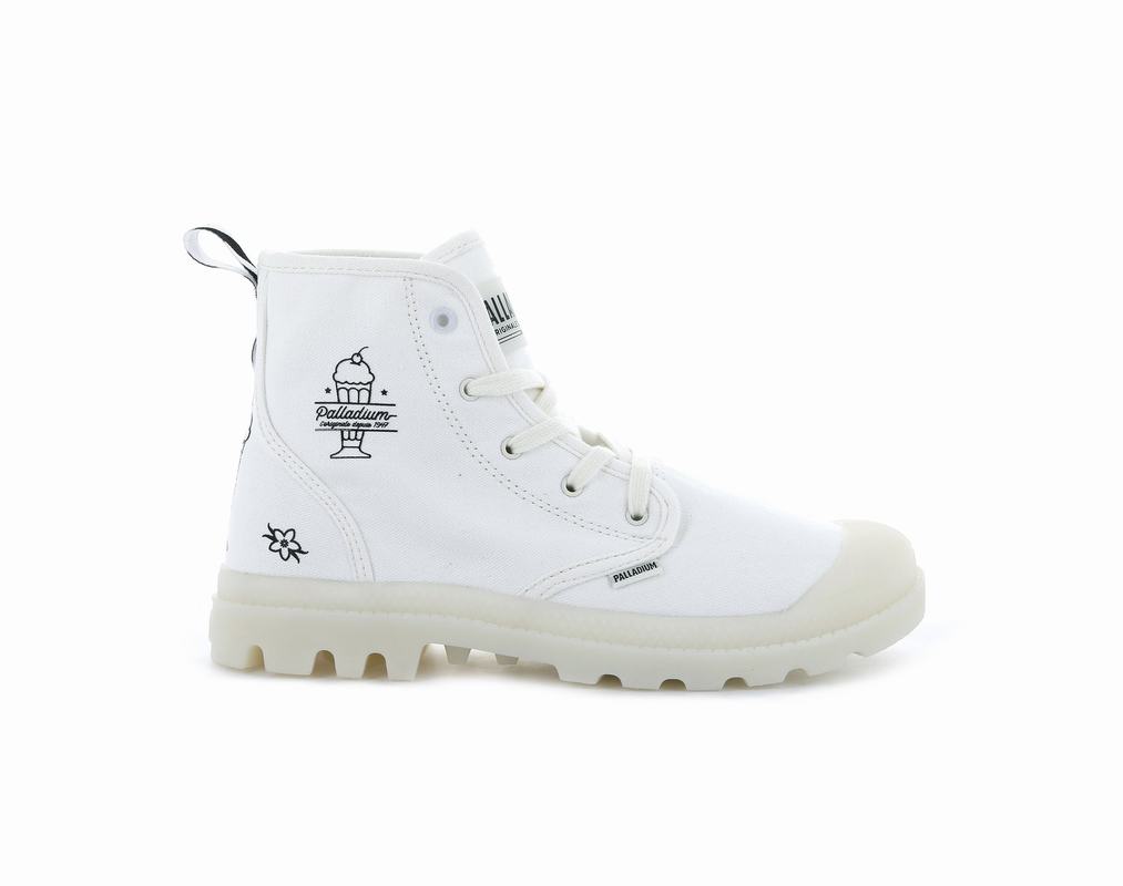 Palladium Pampa Hi Shake Damen Stiefel Weiß ||762409-BQV||